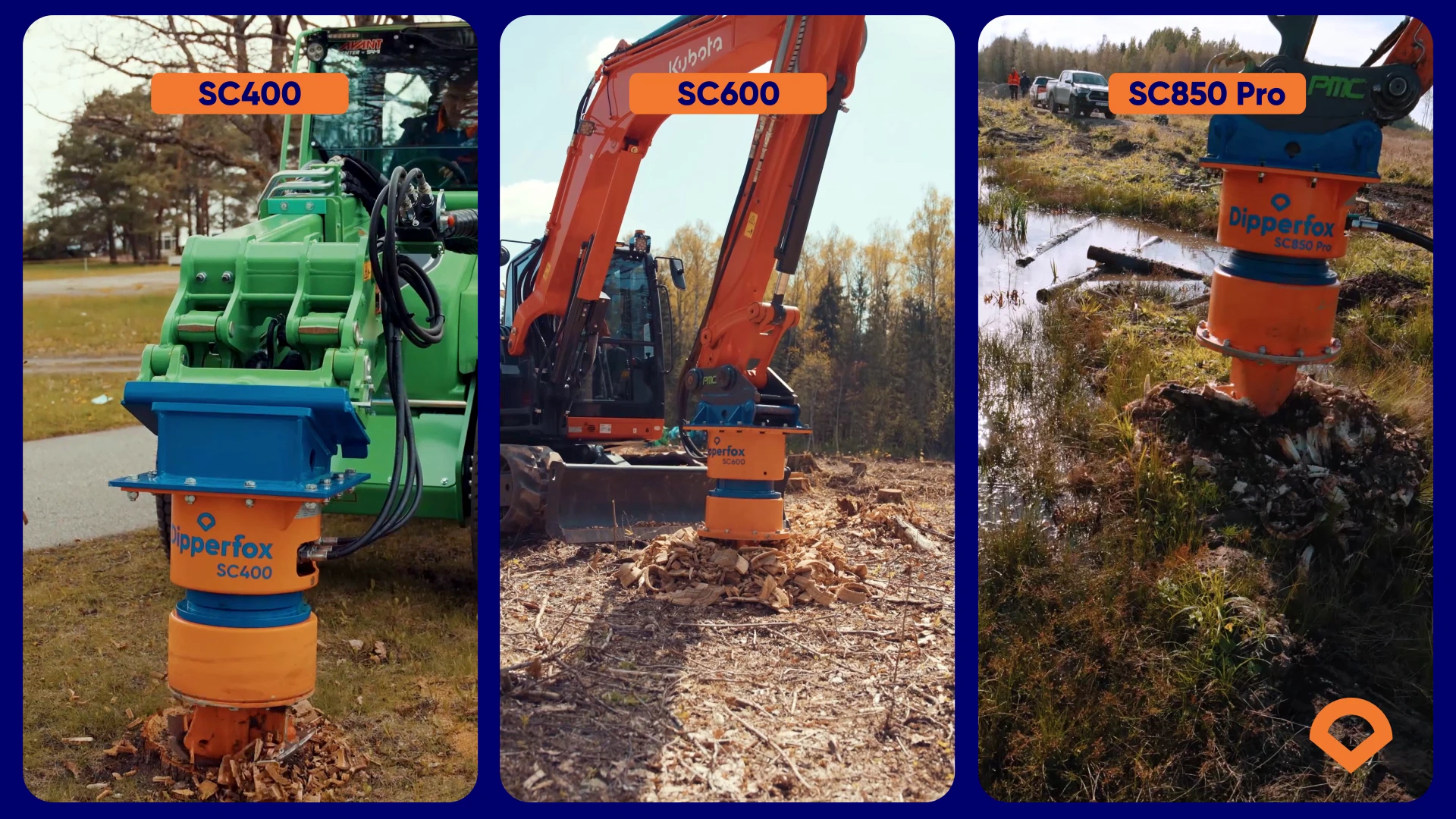dipperfox stump grinder comparison