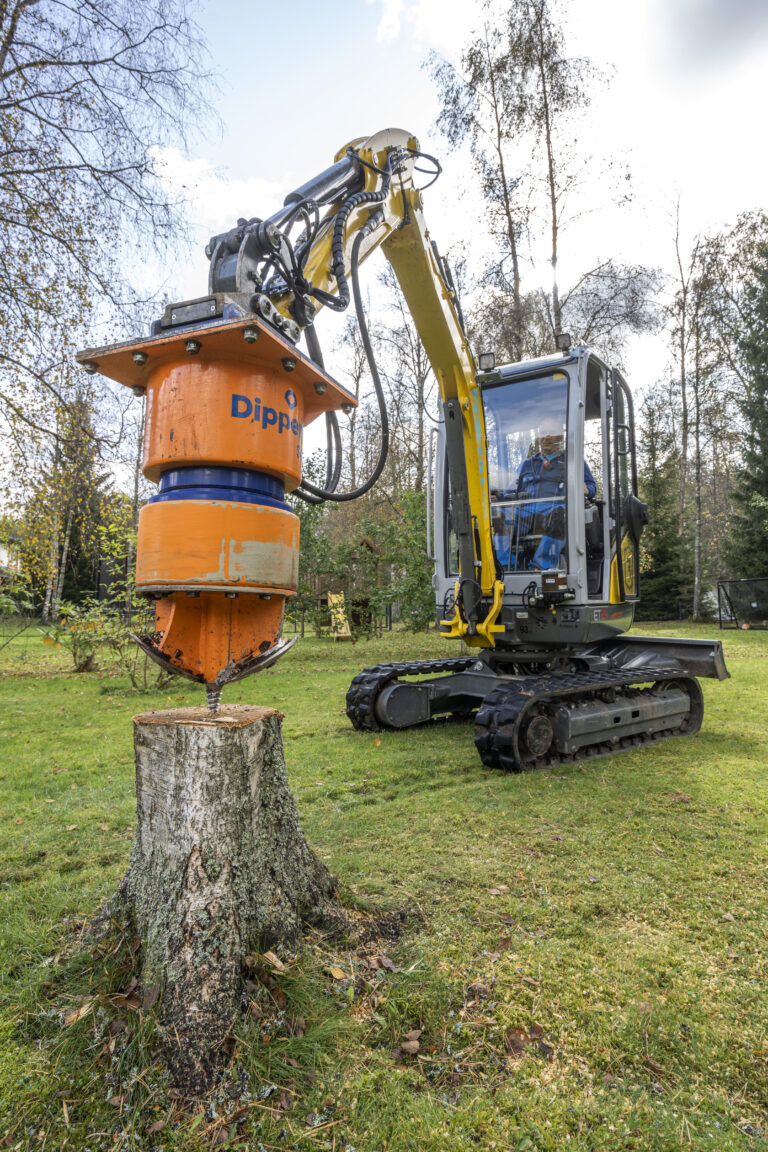 Fortal Rental Fleet Incorporates Stump Grinders - Dipperfox