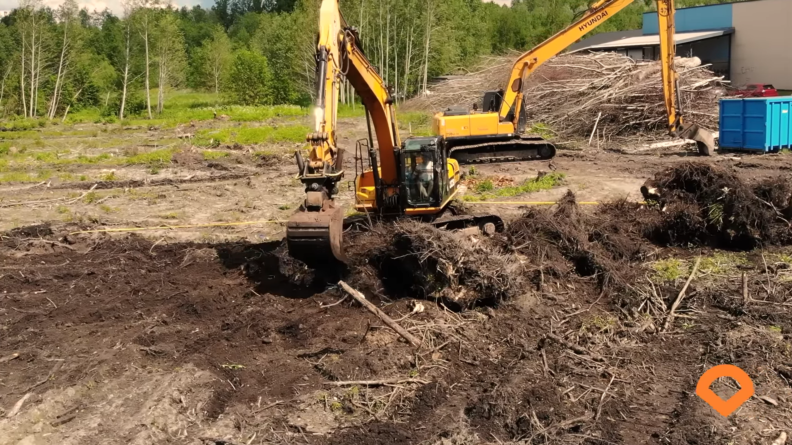 construction site stump removal